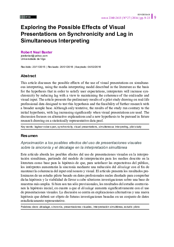(PDF) Exploring the Possible Effects of Visual Presentations on ...