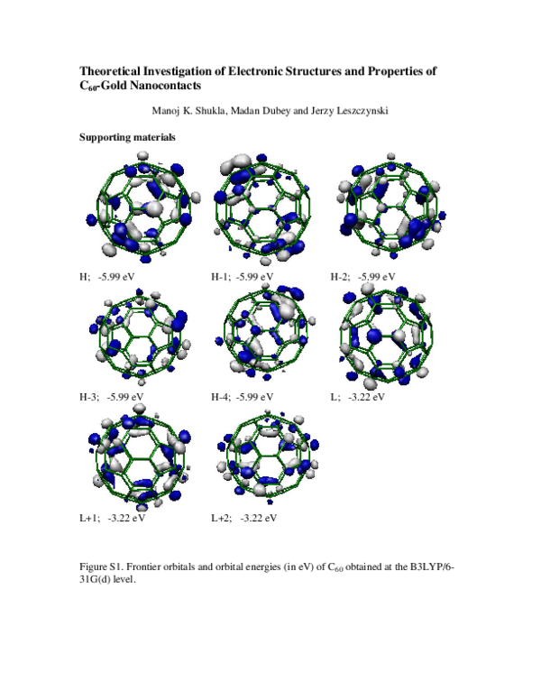 (PDF) Theoretical Investigation of Electronic Structures and Properties ...