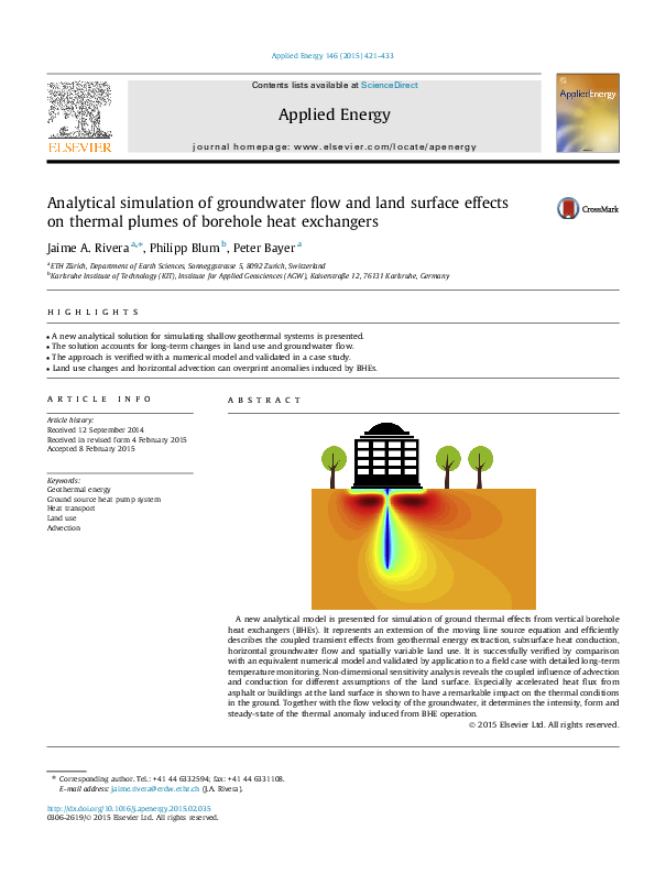 (PDF) Analytical simulation of groundwater flow and land surface ...