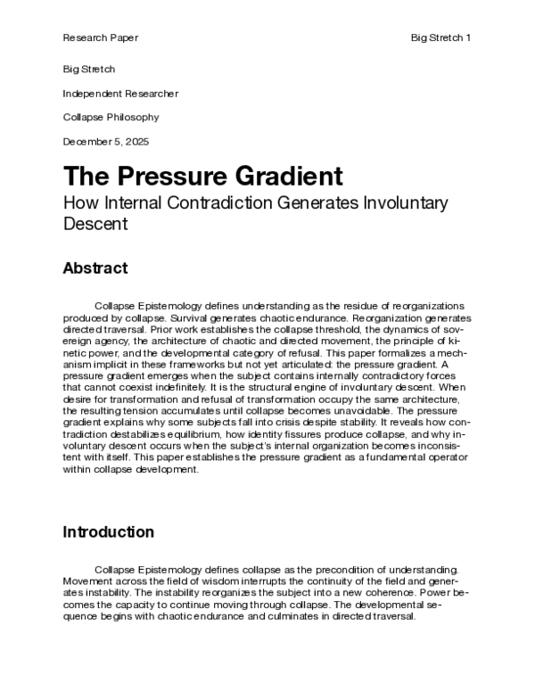 (PDF) The Pressure Gradient