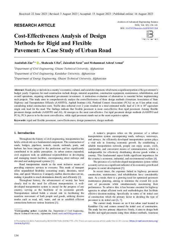 (PDF) Cost-Effectiveness Analysis of Design Methods for Rigid and ...
