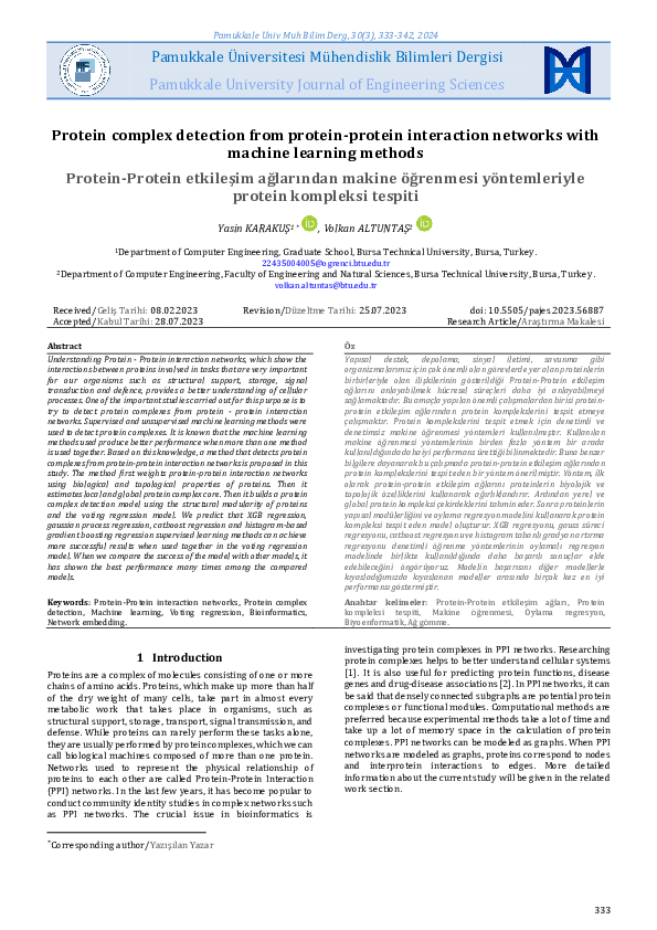 (PDF) Protein complex detection from protein-protein interaction ...