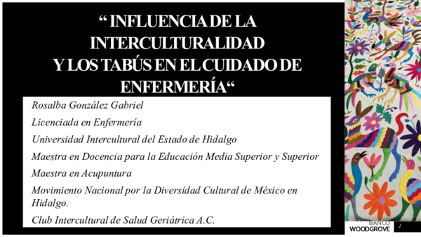 (PDF) " INFLUENCIA DE LA INTERCULTURALIDAD Y LOS TABÚS EN EL CUIDADO DE ...