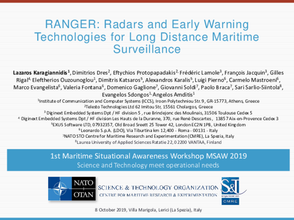 (PDF) RANGER: Radars and Early Warning Technologies for Long Distance ...