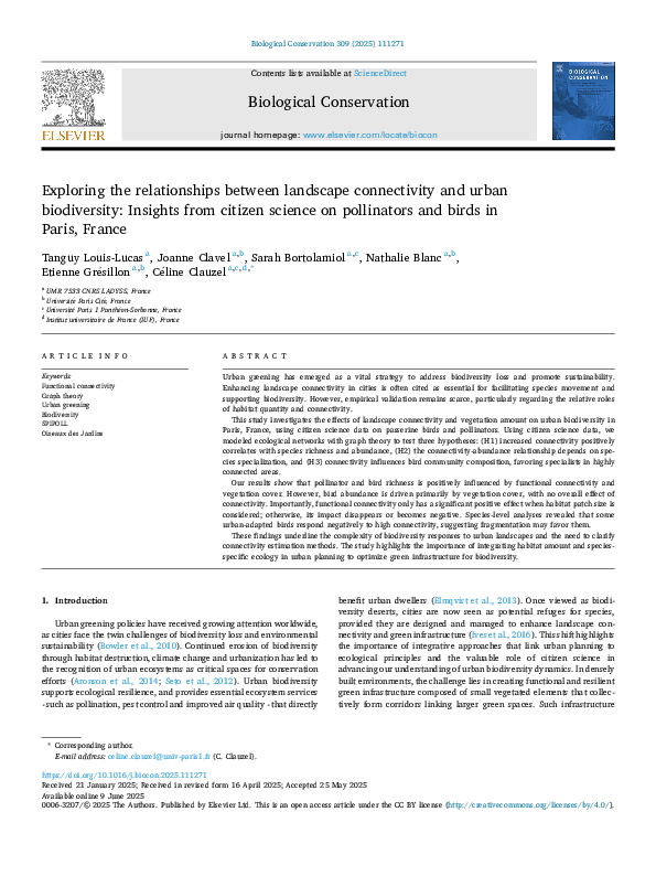 (PDF) Exploring the relationships between landscape connectivity and ...