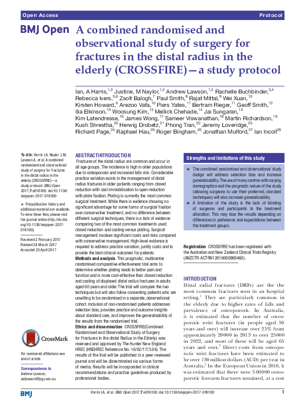 (PDF) A combined randomised and observational study of surgery for ...