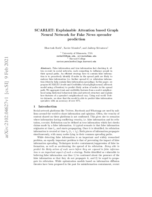 (PDF) SCARLET: Explainable Attention based Graph Neural Network for ...