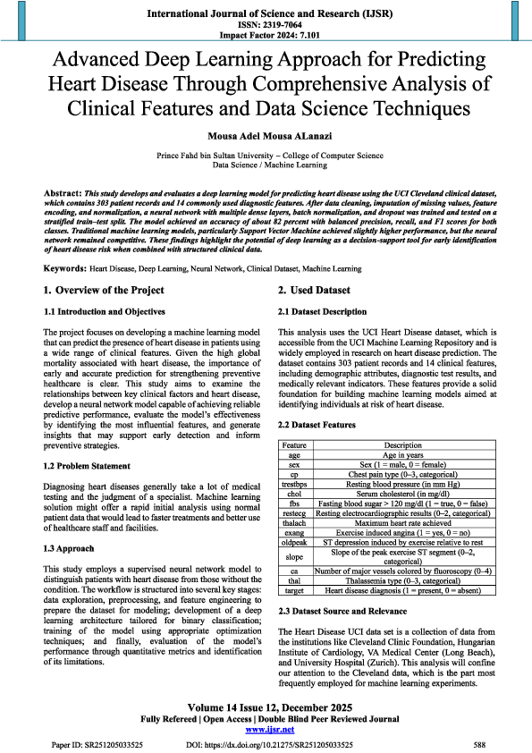 (PDF) Advanced Deep Learning Approach for Predicting Heart Disease ...