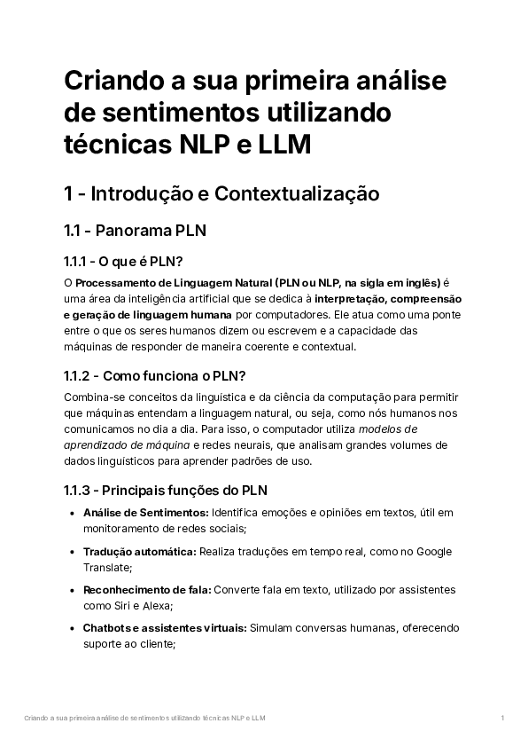 (PDF) Criando a sua primeira análise de sentimentos utilizando técnicas ...