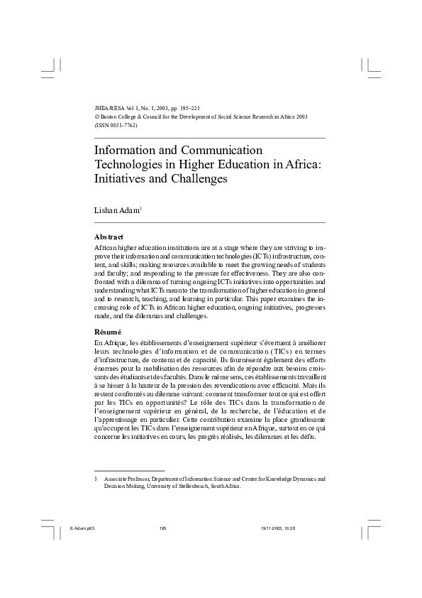(PDF) 8 - Information and Communication Technologies in Higher ...