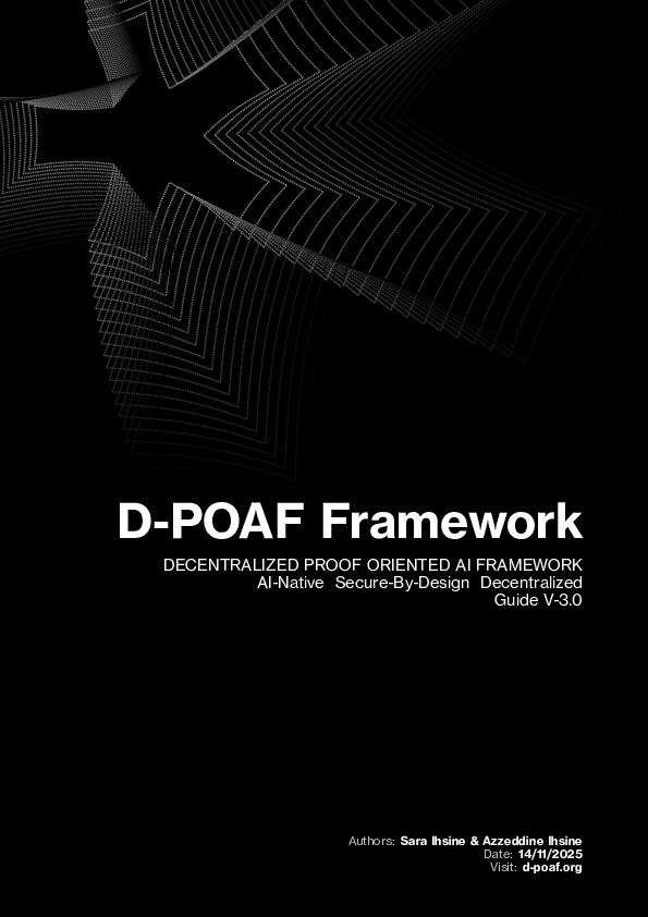 (PDF) D-POAF® - Decentralized Proof Oriented AI Framework (Official Book)