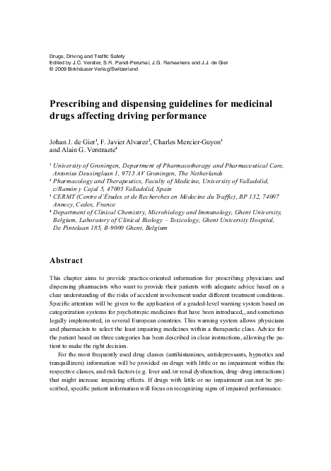(PDF) Prescribing and dispensing guidelines for medicinal drugs ...