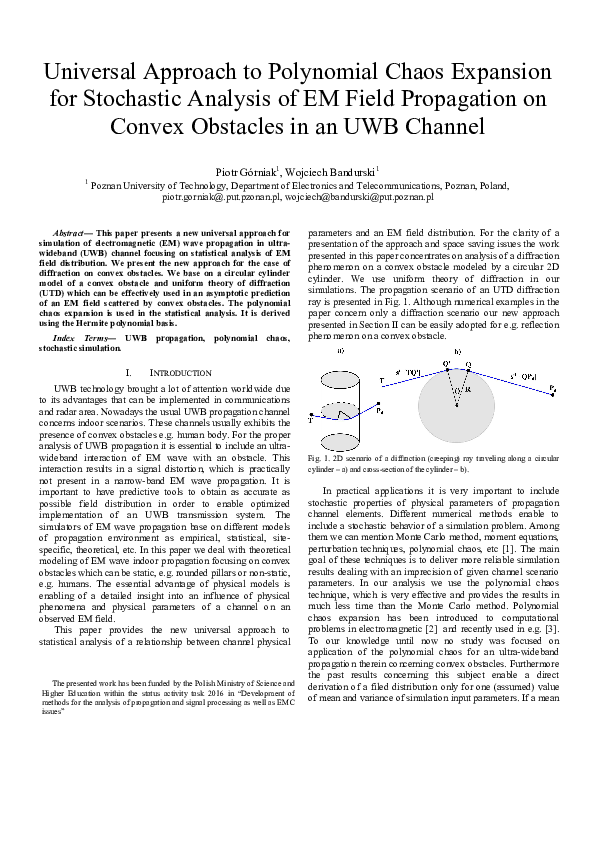 (PDF) Universal approach to polynomial chaos expansion for stochastic ...