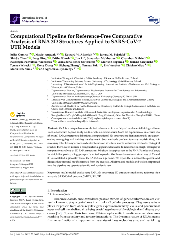 (PDF) Computational Pipeline for Reference-Free Comparative Analysis of ...