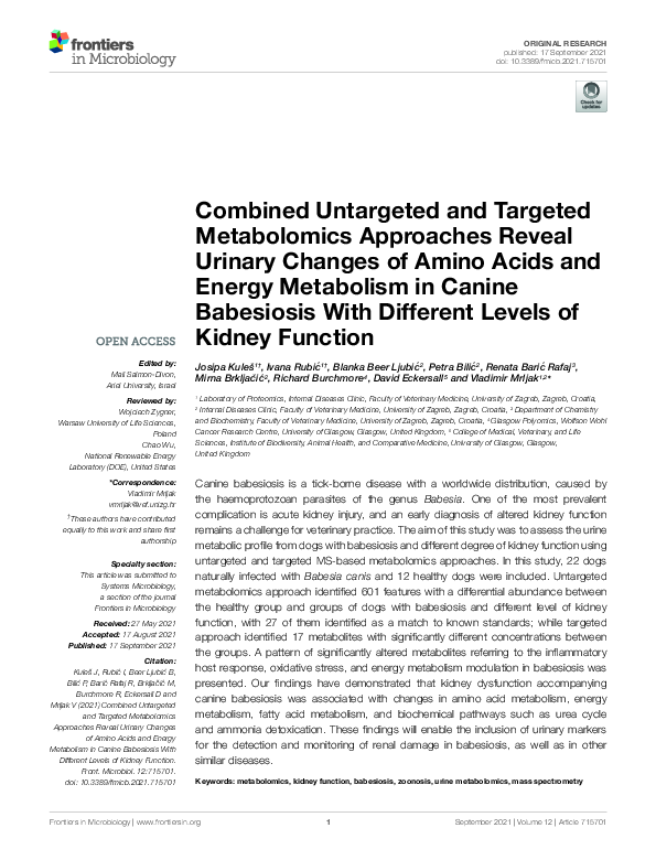 (PDF) Combined Untargeted and Targeted Metabolomics Approaches Reveal ...