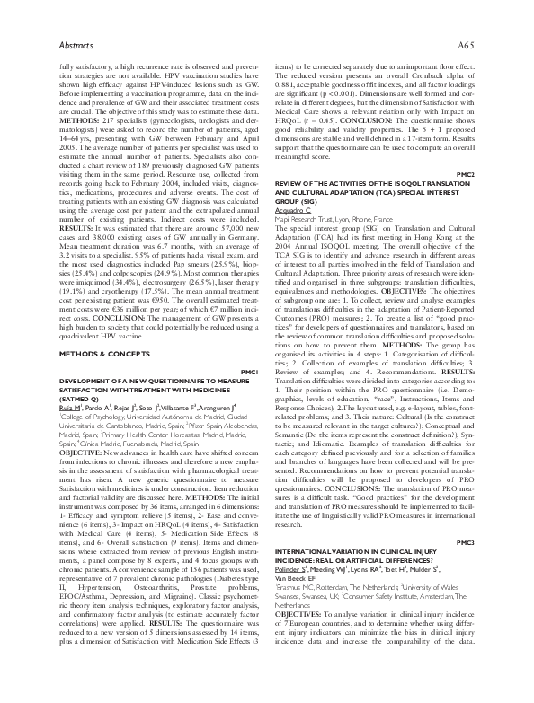 (PDF) PMC1 Development of a New Questionnaire to Measure Satisfaction ...