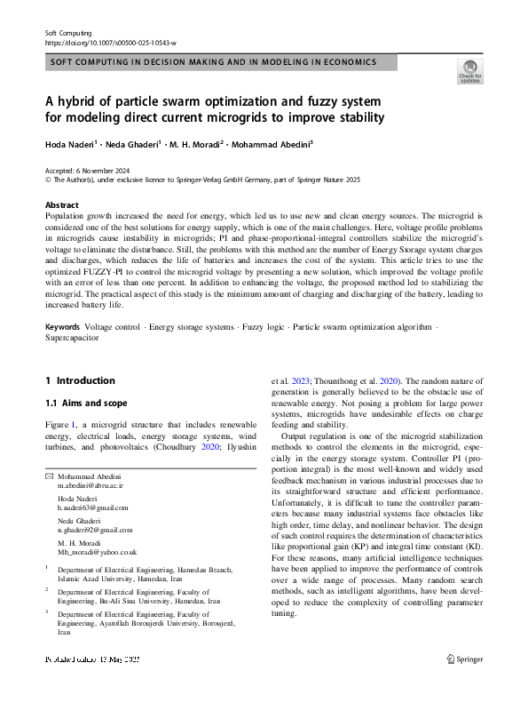 (PDF) A hybrid of particle swarm optimization and fuzzy system for ...