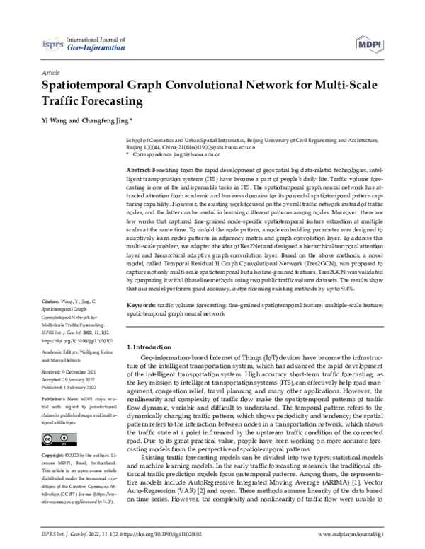 (PDF) Spatiotemporal Graph Convolutional Network for Multi-Scale ...
