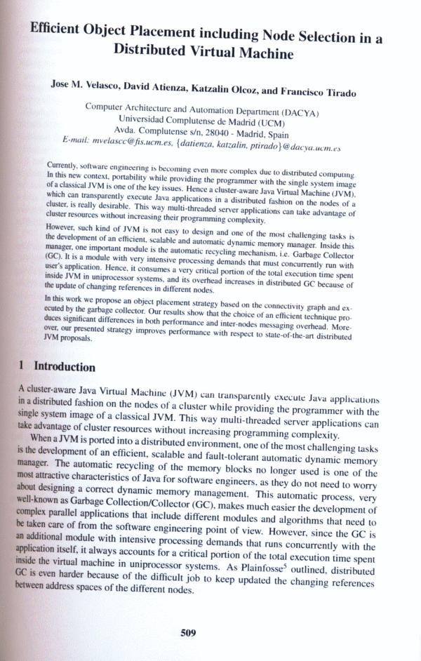 (PDF) Efficient Object Placement including Node Selection in a ...
