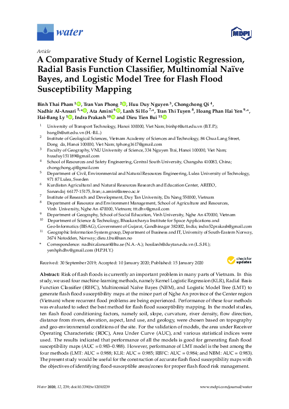 (PDF) A Comparative Study of Kernel Logistic Regression, Radial Basis ...