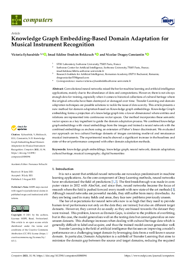 (PDF) Knowledge Graph Embedding-Based Domain Adaptation for Musical ...