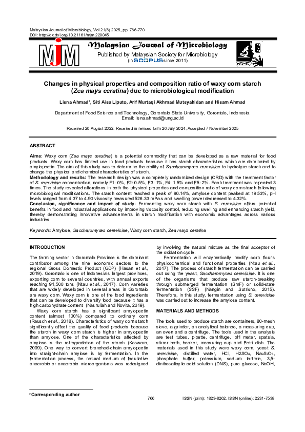 (PDF) Malaysian Journal of Microbiology