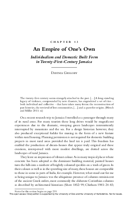 (PDF) CHAPTER 13 An Empire of One’s Own: Individualism and Domestic ...