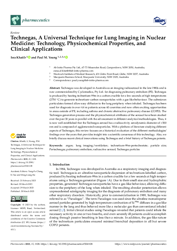 (PDF) Technegas, A Universal Technique for Lung Imaging in Nuclear ...