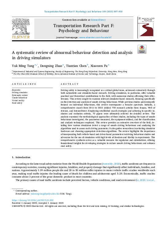 (PDF) A systematic review of abnormal behaviour detection and analysis ...