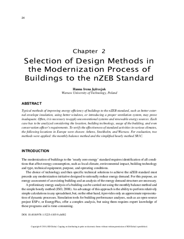 (PDF) Selection of Design Methods in the Modernization Process of ...