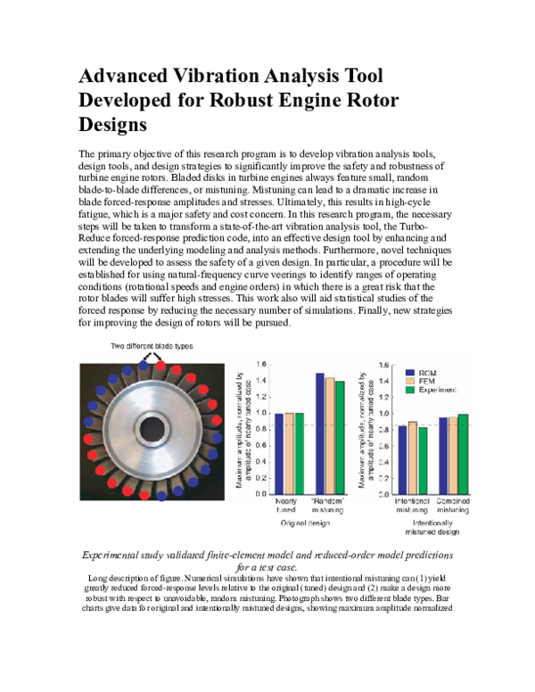 (PDF) Advanced Vibration Analysis Tool Developed for Robust Engine ...