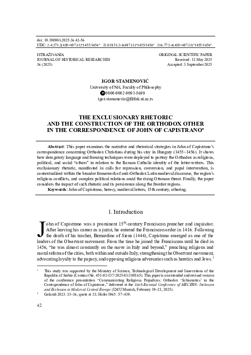 (PDF) The Exclusionary Rhetoric and the Construction of the Orthodox ...