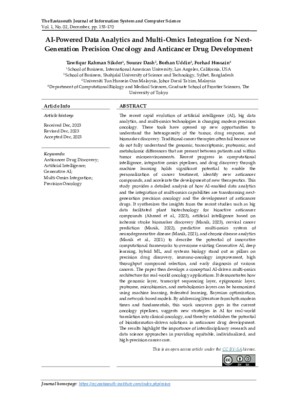 (PDF) AI-Powered Data Analytics and Multi-Omics Integration for Next ...