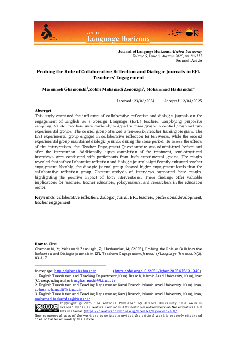 (PDF) Probing the Role of Collaborative Reflection and Dialogic ...