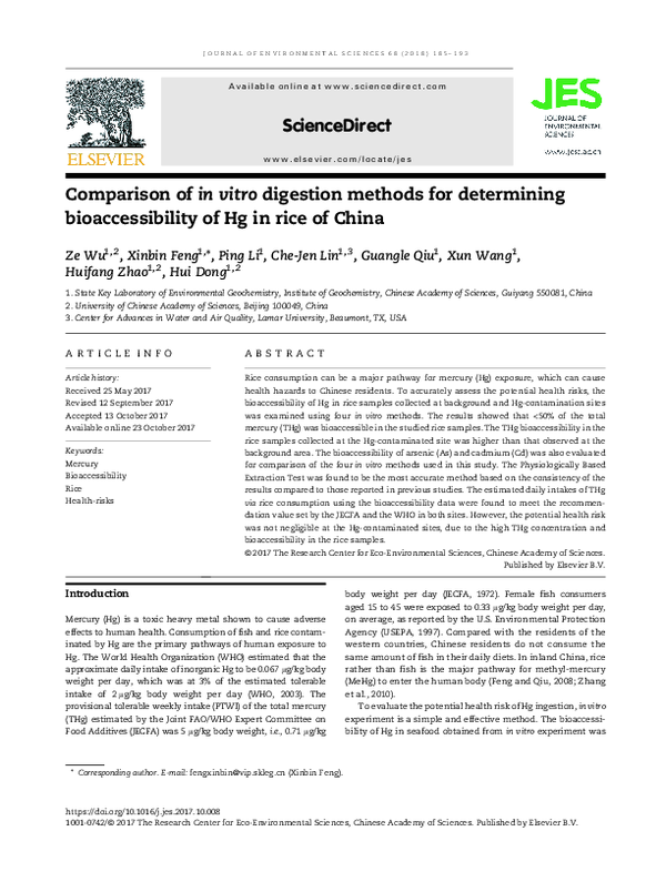 (PDF) Comparison of in vitro digestion methods for determining ...