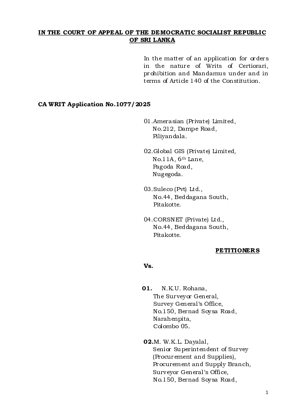(PDF) Law on issuing Interim reliefs and stay orders under writ ...