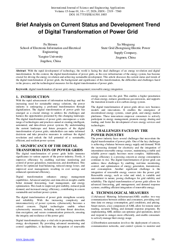 (PDF) Brief Analysis on Current Status and Development Trend of Digital ...