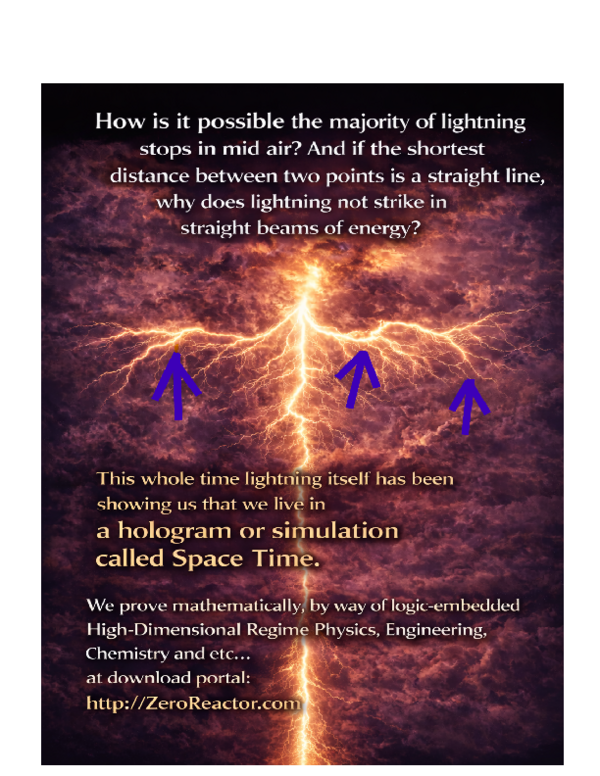 (PDF) Lightning as a Quantum Vacuum Plasma Fracture Rather Than ...