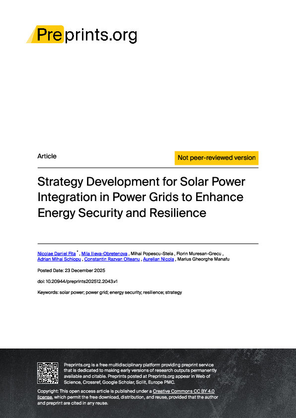 (PDF) Strategy Development for Solar Power Integration in Power Grids ...