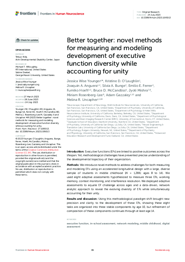 (PDF) Better together: Novel methods for measuring and modeling ...