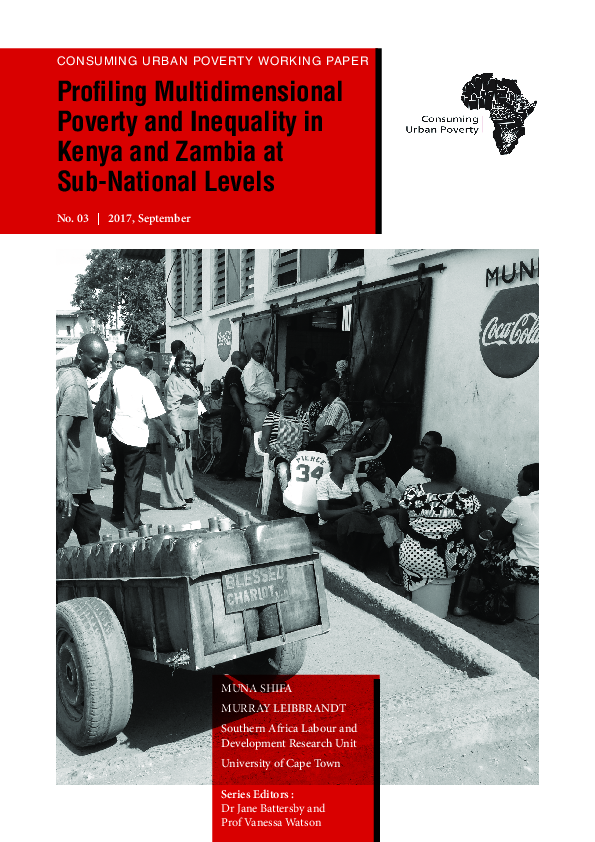 (PDF) Profiling multidimensional poverty and inequality in Kenya and ...