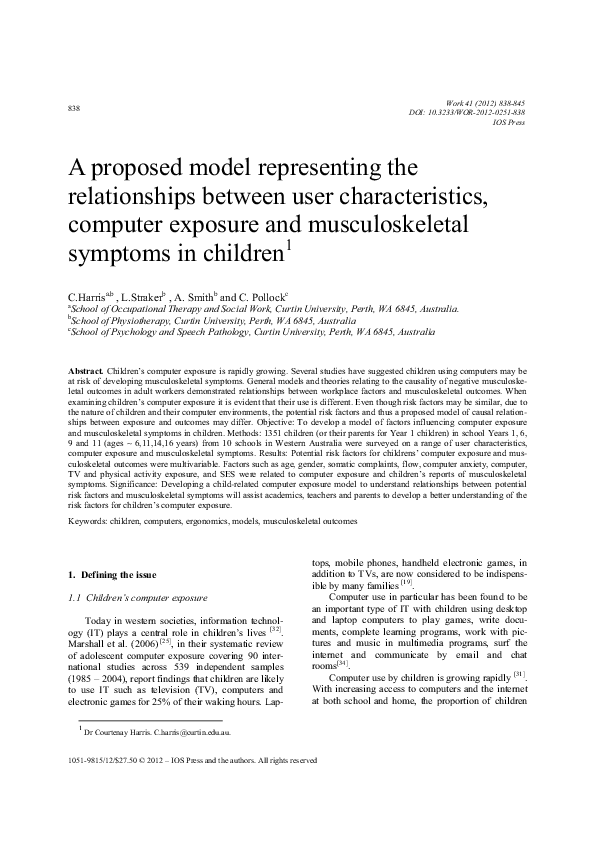 (PDF) A proposed model representing the relationships between user ...