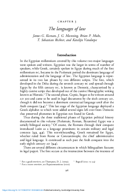 (PDF) The languages of law