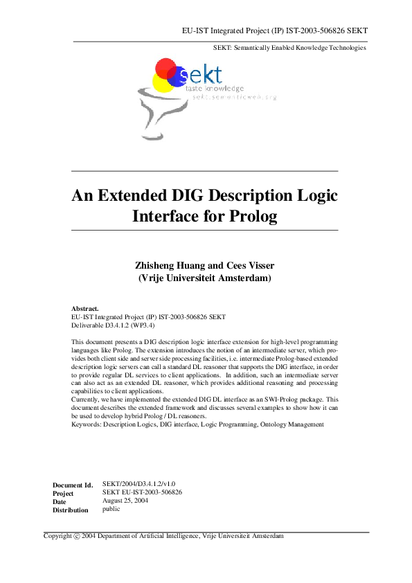 (PDF) An extended dig description logic interface for prolog