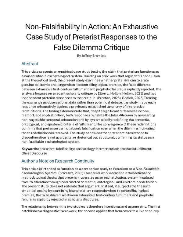 (PDF) Non-Falsifiability in Action: An Exhaustive Case Study of ...