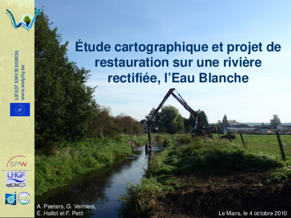 (PDF) Étude cartographique et projet de restauration sur une rivière ...