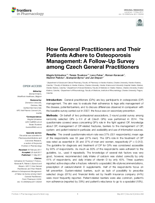 (PDF) How General Practitioners and Their Patients Adhere to ...
