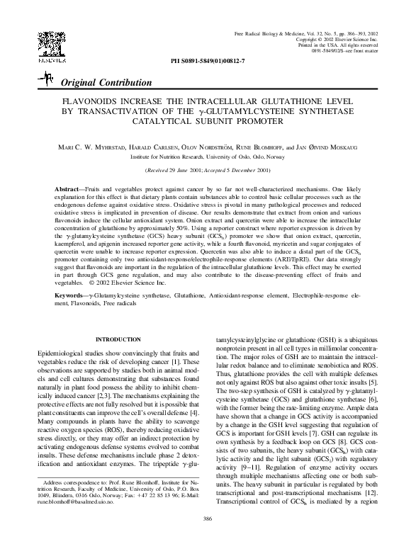 glutathione free radical scavenger in norwegian Scavengers || Free Radicals Revisiting the scavenging activity of