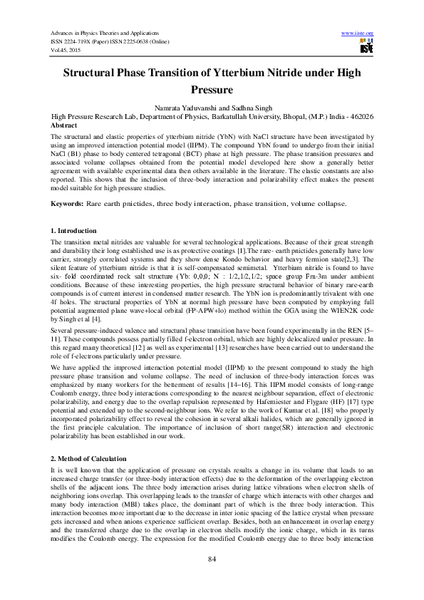 (PDF) The Structural Phase Transition and Associated Properties of ...