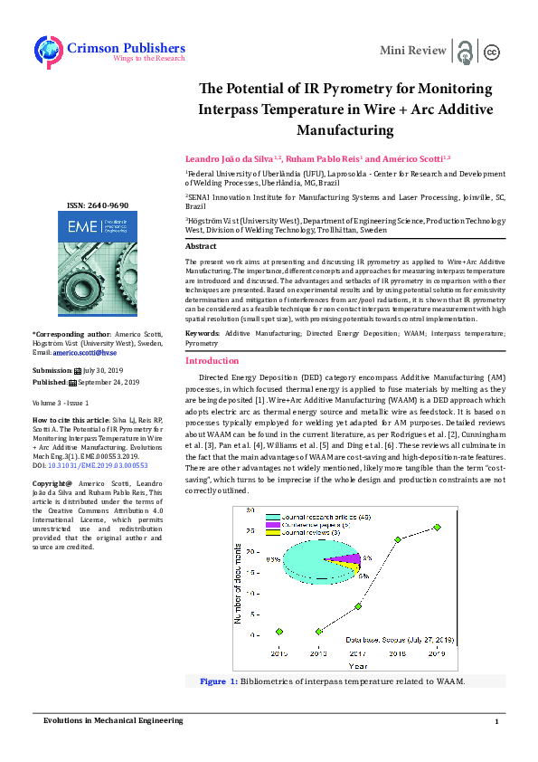 (PDF) The Potential of IR Pyrometry for Monitoring Interpass ...